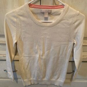Banana Republic Cream Anchor Sweater